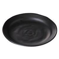 みやび街道 小皿 黒マット4.0皿 (17個入) mkd-24377313（直送品）