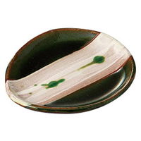 みやび街道 小皿 織部塗リ分タマゴ小皿 (4個入) mkd-26701023（直送品）