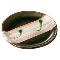 みやび街道 小皿 織部塗リ分丸小皿 (4個入) mkd-26702023（直送品）