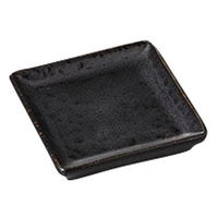 みやび街道 小皿 漆黒角小皿 (7個入) mkd-27108573（直送品）
