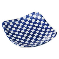 みやび街道 小皿 市松角小皿 (13個入) mkd-27125083（直送品）