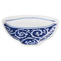 みやび街道 小皿 ダミ唐草飯碗型豆皿 (7個入) mkd-27205343（直送品）