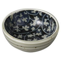 みやび街道 小皿 益子唐草深豆皿 (15個入) mkd-27646343（直送品）