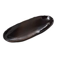 みやび街道 変形盛皿 備前灰釉舟形尺盛鉢 (2個入) mkd-33704773（直送品）