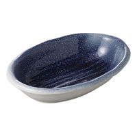 みやび街道 変形盛皿 淡霧楕円カレー鉢 (4個入) mkd-34508363（直送品）