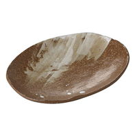 みやび街道 変形盛皿 茶吹8号小判皿 (4個入) mkd-34604813（直送品）