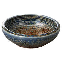 みやび街道 盛鉢 砂地藍流シ括リ手5.5鉢 (5個入) mkd-37704263（直送品）