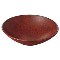 みやび街道 鉢 茜オドシ24cm浅ボール (2個入) mkd-38701513（直送品）