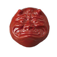 みやび街道 酒器 鉄赤鬼面福盃 (4個入) mkd-40953323（直送品）