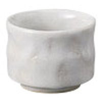 みやび街道 酒器 白志野竹節グイ呑 (17個入) mkd-41037483（直送品）