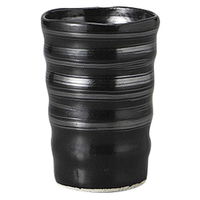 みやび街道 酒器 カスリ銀彩ロクロ目フリーカップ (3個入) mkd-42203103（直送品）