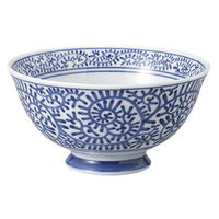 みやび街道 飯碗 タコ唐草中平 (7個入) mkd-52644773（直送品）