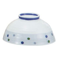 みやび街道 飯碗 スターライン青健康軽量茶碗 (4個入) mkd-52936483（直送品）