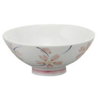 みやび街道 飯碗 枝サクラピンク茶碗 (10個入) mkd-53036483（直送品）