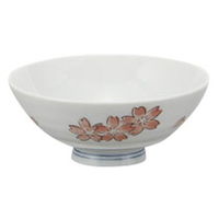 みやび街道 飯碗 ピンク桜持チヤスイ茶碗 (11個入) mkd-53127433（直送品）