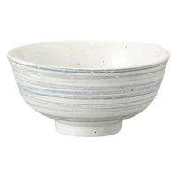 みやび街道 飯碗 ウズ粉引グレー茶碗(中) (9個入) mkd-53624573（直送品）