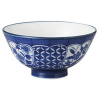 みやび街道 飯碗 花祥瑞深口中平 (9個入) mkd-53810253（直送品）