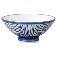 みやび街道 飯碗 ハケメ厚口中平 (10個入) mkd-53822793（直送品）