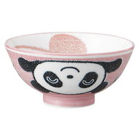 みやび街道 飯碗 パンダ孫平(ピンク) (9個入) mkd-53919793（直送品）
