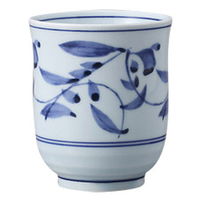 みやび街道 長湯呑 染付唐草長湯呑 (3個入) mkd-54616053（直送品）