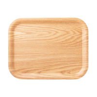 みやび街道 お盆 木目樹脂カフェトレイ