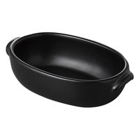 みやび街道 洋陶 EARTHEN GRATENオーバル Black (Yー2) (3個入) mkd-75713823（直送品）