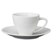 みやび街道 カップ＆ソーサー 白新名陶コーヒー碗皿 (3個入) mkd-77172013（直送品）