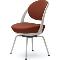 オカムラ パラベル スタンダードタイプ スチール４本脚 ライトグレージュボディ テラコッタ（ツイル） 8CBAGL FKY8 1脚（直送品）