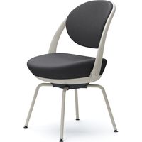 オカムラ パラベル スタンダードタイプ スチール４本脚 ライトグレージュボディ ダークグレー（インターロック） 8CBAGL FXW0 1脚（直送品）