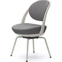 オカムラ パラベル スタンダードタイプ スチール４本脚 ライトグレージュボディ グレー（インターロック） 8CBAGL FXW1 1脚（直送品）