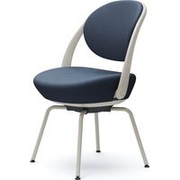 オカムラ パラベル カバーリングタイプ スチール４本脚 ライトグレージュボディ インディゴ（インターロック） 8CBAGN FXW4 1脚（直送品）