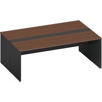 【組立設置込】コクヨ ワークヴィスタプラス 両面デスク 配線固定式 幅2000×奥行1400×高さ720 DWV-PD2014-E6AMV51 1台（直送品）