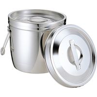 エムテートリマツ 18-8二重汁食缶 クリップ無 両手式 14L 012315003 1缶（直送品）