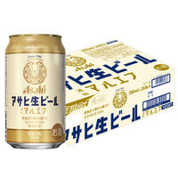 ビール アサヒ生ビール マルエフ 350ml 1ケース(24本) - アスクル