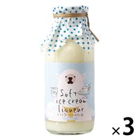 菊水酒造 ソフトクリームのお酒 170ml 1セット（3本） - アスクル