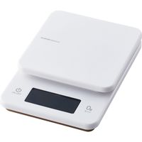 キッチンスケール デジタルスケール 計量器 はかり 最大3kg 0.5g単位 ホワイト HCS-KSA01WH エレコム 1個