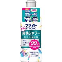 ライオン ブライトSTRONG 衣類の爽快シャワー 本体 4903301319207 400ML×10点セット（直送品）