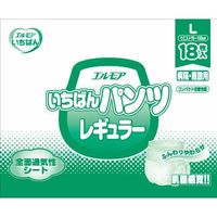 エルモア いちばん パンツレギュラー 病院・施設用 L 4971633713345 18枚×6点セット カミ商事（直送品）