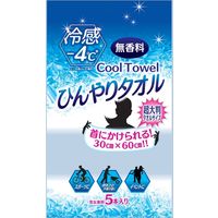 冷感ひんやりタオル 5本 無香料 4972453417185 5本×10点セット コーヨー化成（直送品）