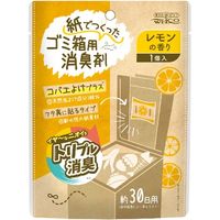 ウエ・ルコ 紙でつくったゴミ箱用消臭剤 レモンの香り 4995860516913 20G×80点セット（直送品）