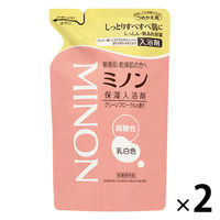 ミノン 薬用保湿入浴剤 詰替用 400ml 2個セット　第一三共ヘルスケア (にごりタイプ)