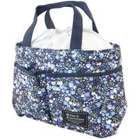 アットファースト ランチバッグ 保冷 トート フルラージュ ネイビー 388900 1個（直送品）