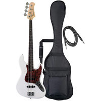 Photo Genic フォトジェニック  エレキベース JB-240/WH/T3P with softcase（直送品）