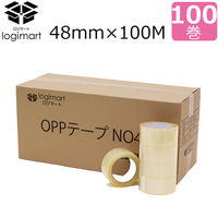 【ケース売り】ロジマート OPPテープ 【NO42】 透明 48mm×100M