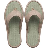 センコー S.D.S アミカル 立体鼻緒 スリッパ M 約24cm ベージュ SDS150399 1足（直送品）