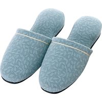 センコー FOOTWELL　カルムフーイユ　スリッパ　約26.5cm　ブルー FTW200999 1足（直送品）