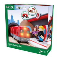 BRIO（ブリオ） メトロレールウエイセット レールセット おもちゃ 33513 1セット