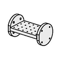 ナベヤ（NABEYA） ゆりかごセット センター（呼名）仕様（タップ穴タイプ） YNC200-300HAS2（直送品）