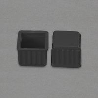 エスコ 45x45mm 角型足キャップ(2個) EA979DG-20 1セット(30個:2個×15パック)（直送品）