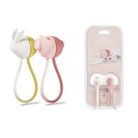 ケーブルオーガナイザー Zoo Cable Wraps 10セット zoocable Pig_Rabbit_10SET 1セット(10個)（直送品）